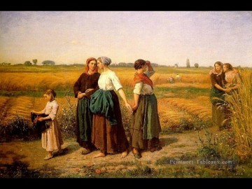  Mois Peintre - La campagne Reapers Réaliste Jules Breton